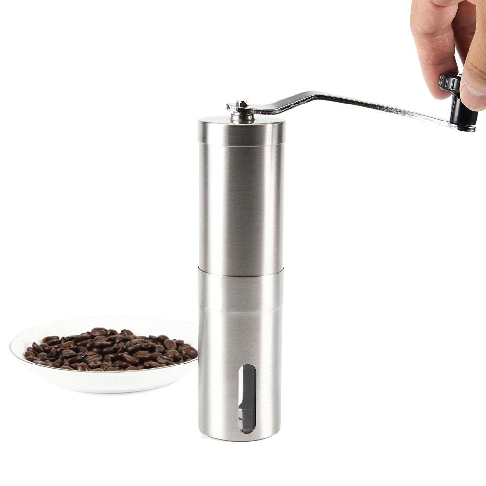 Coffee Bean Grinder Stainless Steel Ceramic Burr Manual Hand