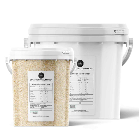 Organic Psyllium Husk Bucket - Isabgol Ispaghula Natural Fibre Source
