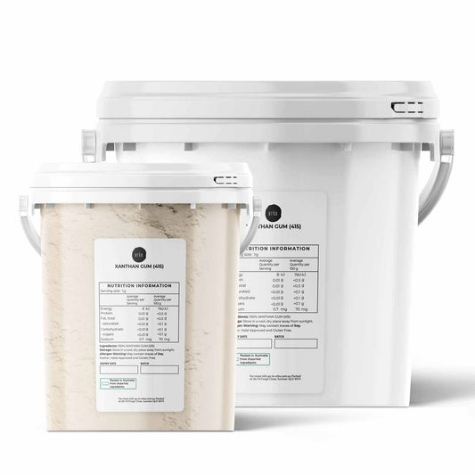 Orku Xanthan Gum Thickener Pure Fine Powder Tub 200 Mesh FCC E415 Food Additive