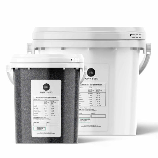 Orku Poppy Seeds Unwashed Buckets - Papaver Somniferum For Baking and Decorating