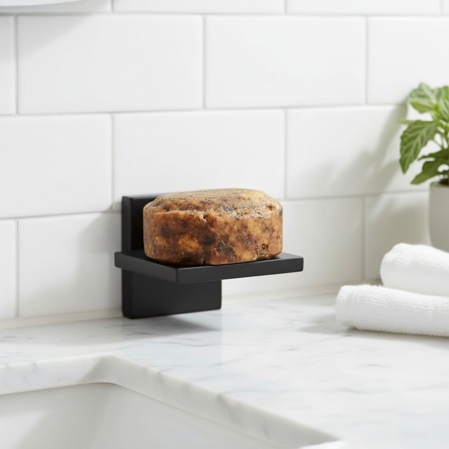 150g African Black Soap Bars - Moisturising Shea Moringa Neem Seed Alata Samina