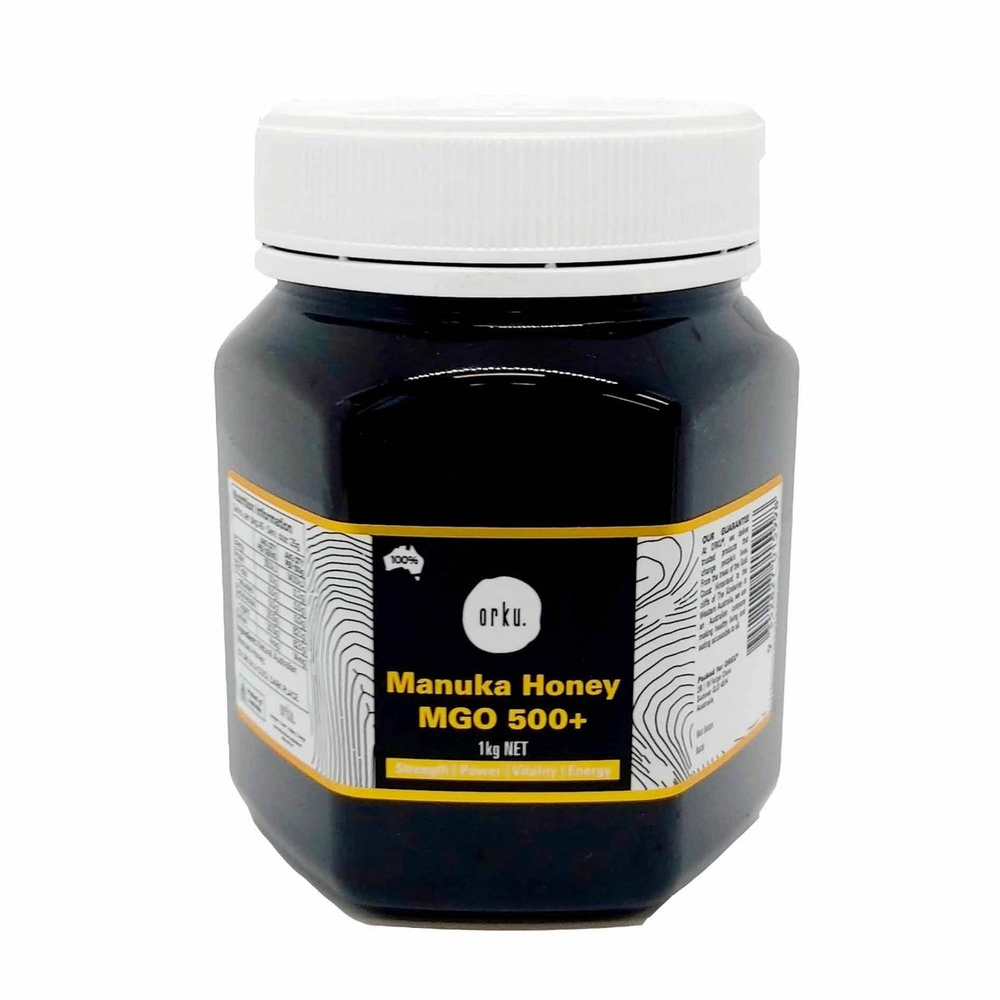 Orku MGO 500+ Australian Manuka Honey 1Kg - Raw Jelly Bush Honey