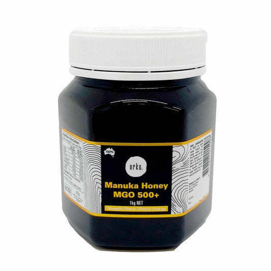 Orku MGO 500+ Australian Manuka Honey 1Kg - Raw Jelly Bush Honey
