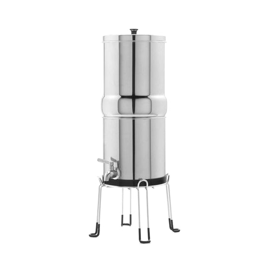 Orku 17L Gravity Benchtop Water Filter - Stainless Steel Fluoride Removal