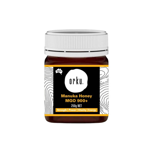Orku MGO 900+ Australian Manuka Honey 250g - Raw Jelly Bush Honey
