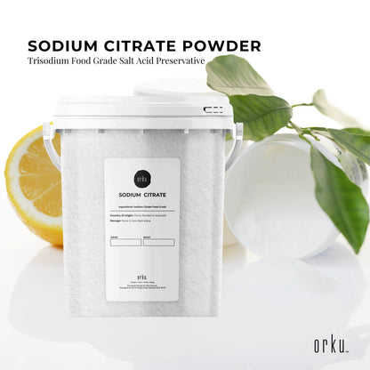 Sodium Citrate Powder Tub - Trisodium Food Grade Salt Acid Preservative