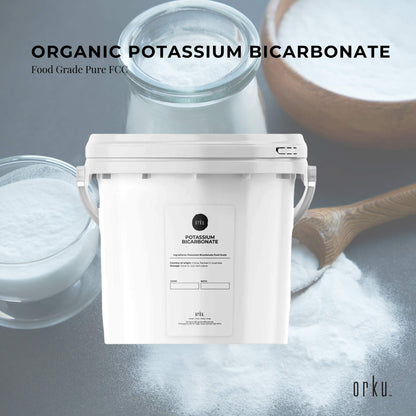 Organic Potassium Bicarbonate Powder Tubs - Food Grade FCC for Brewing Baking