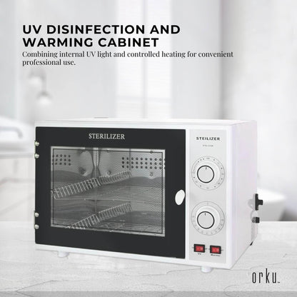 Orku 20L UV Disinfection Cabinet for Salon Beauty Nail Tool Storage