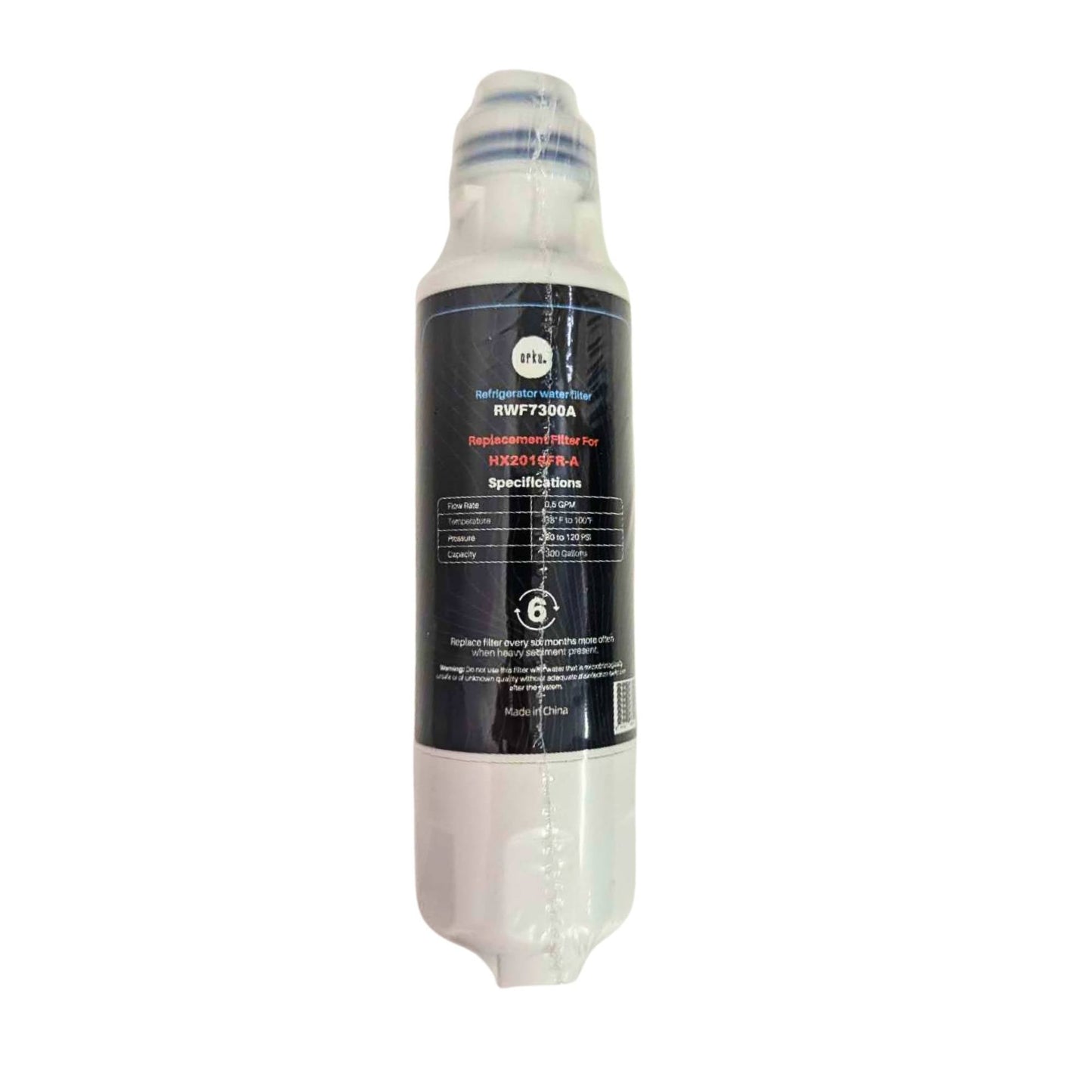Orku Fridge Water Filter Cartridge Replacement for RWF7300A Samsung Refrigerator