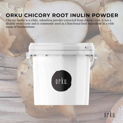 Orku Chicory Root Inulin Powder Tub - Unflavoured Food Ingredient