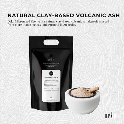 Pure Micronised Zeolite Powder Mineral In Bag Micronized Volcamin