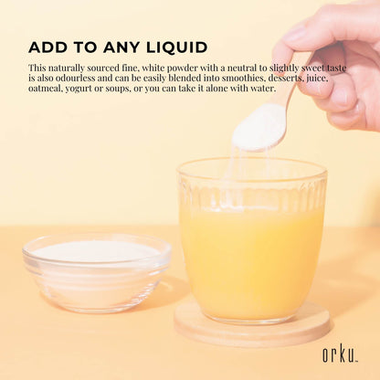Orku Chicory Root Inulin Powder - Unflavoured Food Ingredient