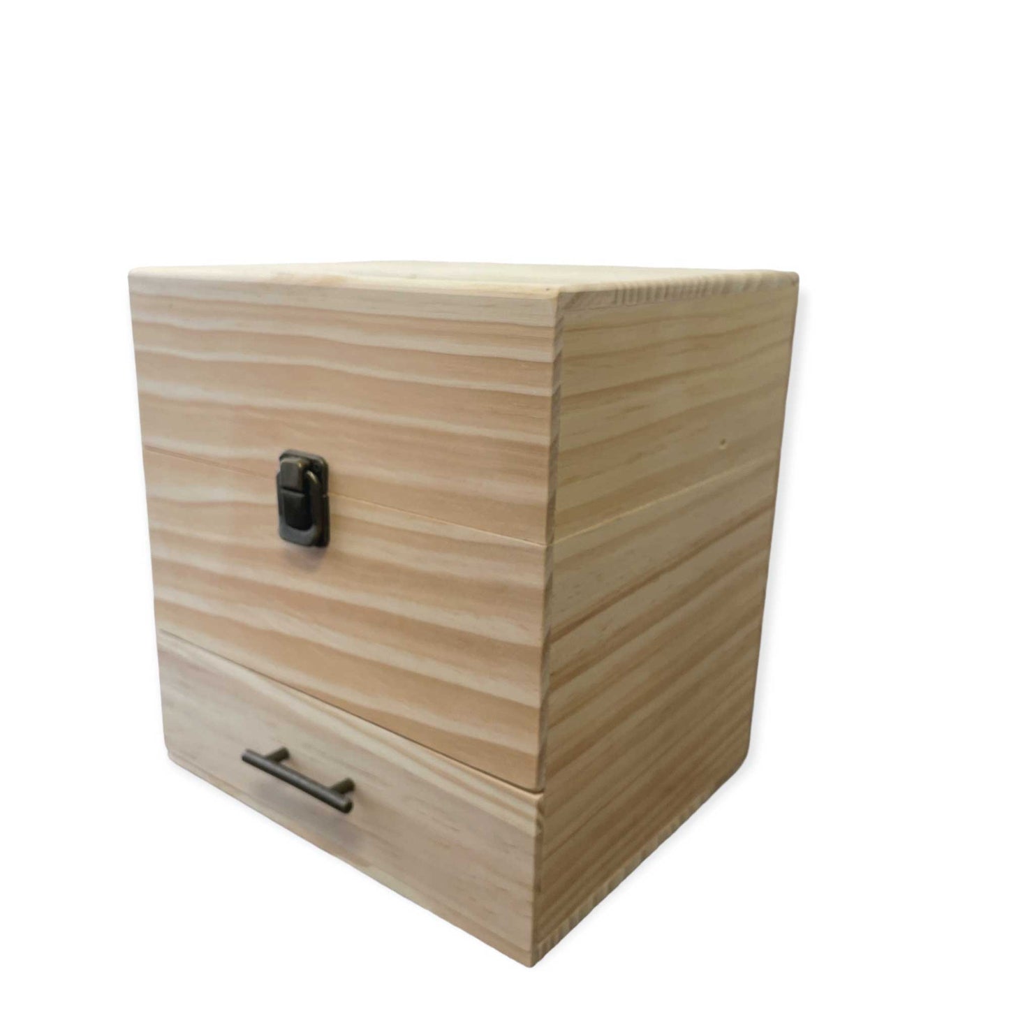 59 Slots Essential Oils Storage Box - Wooden 3-Tier Bottle Holder