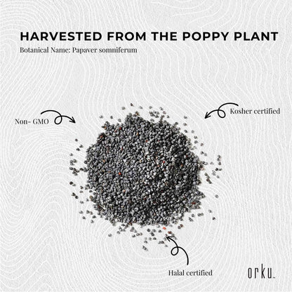Poppy Seeds Unwashed Buckets - Papaver Somniferum For Baking and Decorating