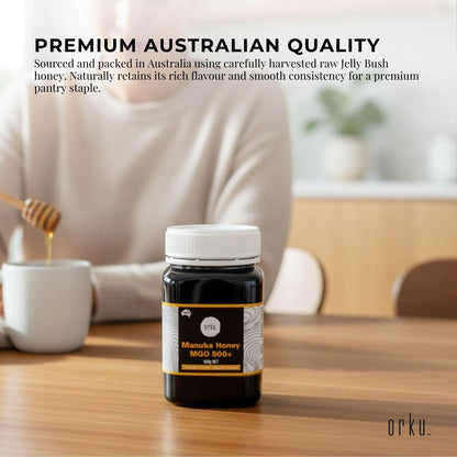 Orku MGO 500+ Australian Manuka Honey 500g - Raw Jelly Bush Honey