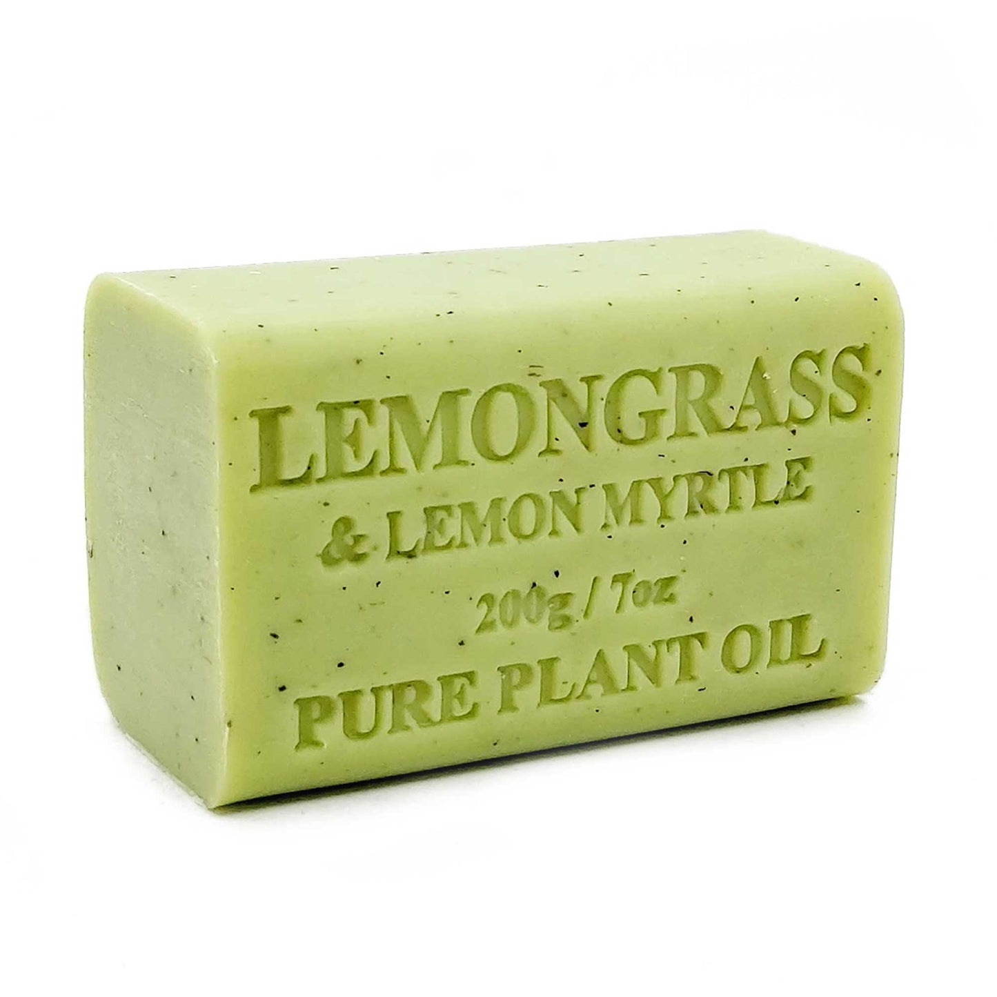 65x 200g Plant Oil Soap Lemongrass Lemon Myrtle Pure Vegetable Bar Australian