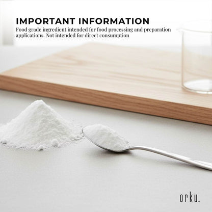 Orku Fine Calcium Sulphate Gypsum Powder Bucket - Dihydrate Food Grade FCC E516