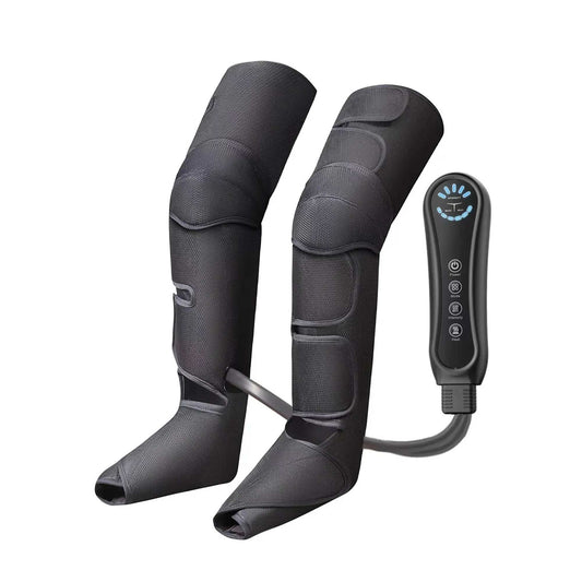 Air Compression Massager Leg Knee Foot - Pressure Therapy Circulation & Recovery