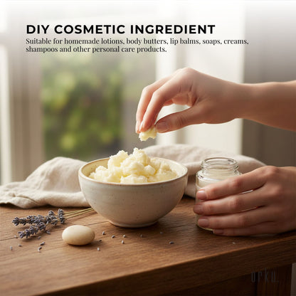 Orku Organic Unrefined Shea Butter Tub Raw African Karite Chunks