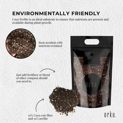 Coco Perlite Mix 50L/20L/10L/5L/2L 70% Coir 30% Hydroponic Plant Growing Medium