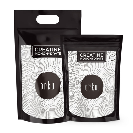 Orku Creatine Monohydrate Powder 200 Mesh Micronised 99.9% Pure