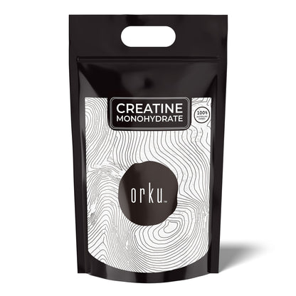 Orku Creatine Monohydrate Powder 200 Mesh Micronised 99.9% Pure