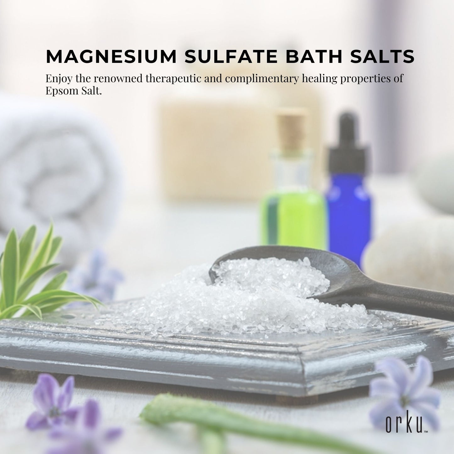 Epsom Salt Tubs - Magnesium Sulphate For Bath Feet Body Skin Care Sulfate