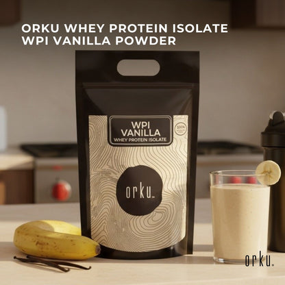 Orku Whey Protein Isolate WPI Vanilla Powder