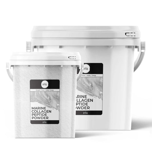 Orku Marine Collagen Peptide Powder Tubs - Pure Type I Hydrolysed Protein