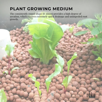 Natural Hydro Clay Balls - Premium Hydroponic Expanded Plant Growing Medium Bulk