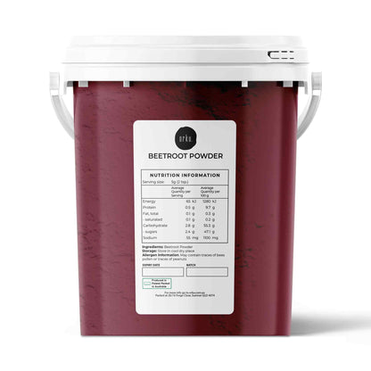 Organic Beetroot Powder Bucket Superfood Beet Root Supplement Beta Vulgaris