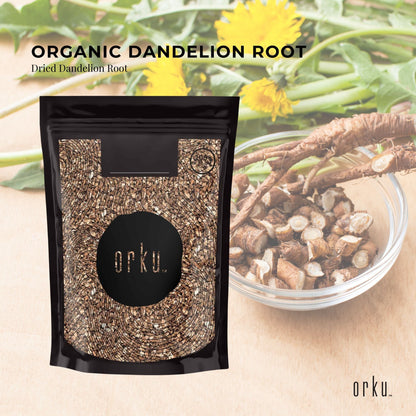 Organic Dandelion Root - Dried Raw Herbal Tea Supplement