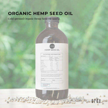 Organic Hemp Seed Oil - Food Grade Healthy Oils Foods - Bulk