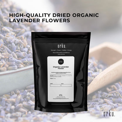 Organic Lavender Flower - Dried Fragrant Lavendula Angustifolia