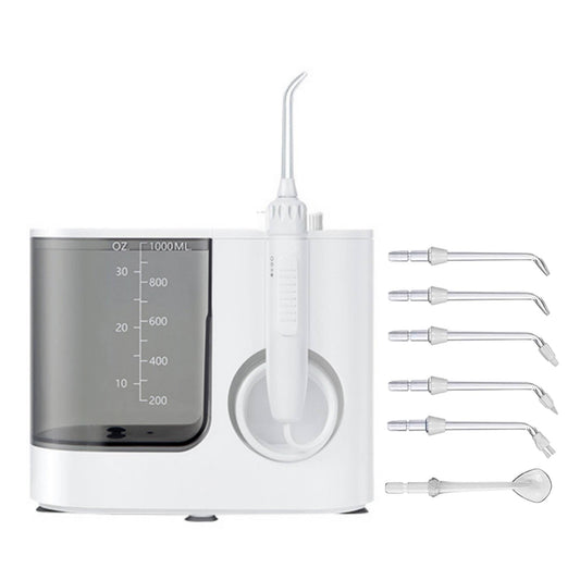 Orku 1000ml Water Flosser Electric Oral Irrigator - Stepless Pressure White