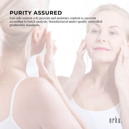 Orku Bovine Collagen Peptides Powder  - Hydrolysed Protein Unflavoured