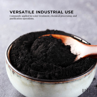 Orku Activated Carbon Powder Coconut Charcoal - Water Filtration