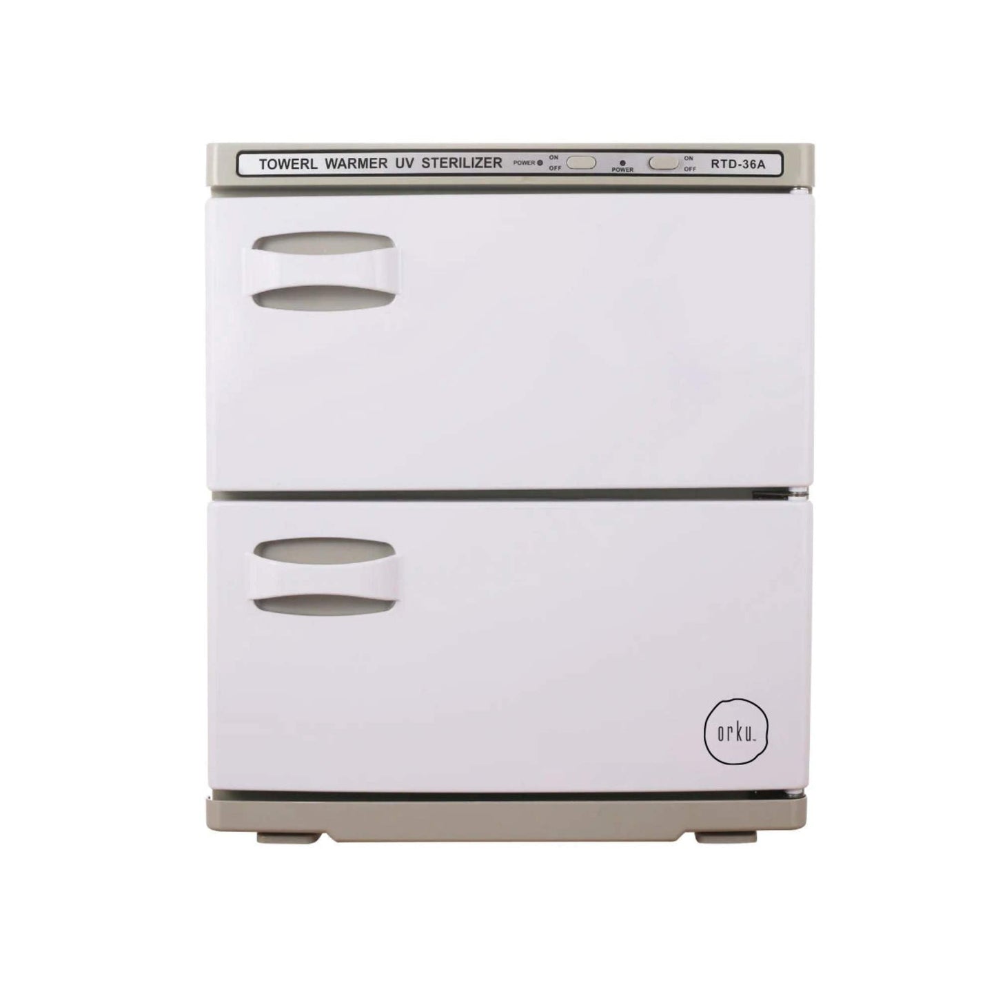 Orku 36L White UV Electric Towel Warmer Steriliser Cabinet Salon Heat Sanitiser