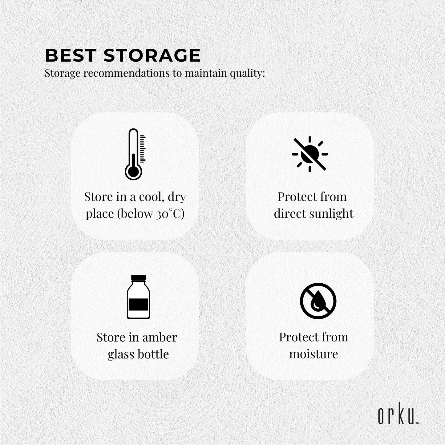 Orku Organic Castor Oil - Hexane Free Cold Pressed
