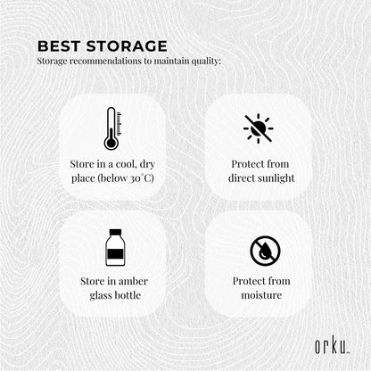 Orku Castor Oil - Hexane Free Cold Pressed