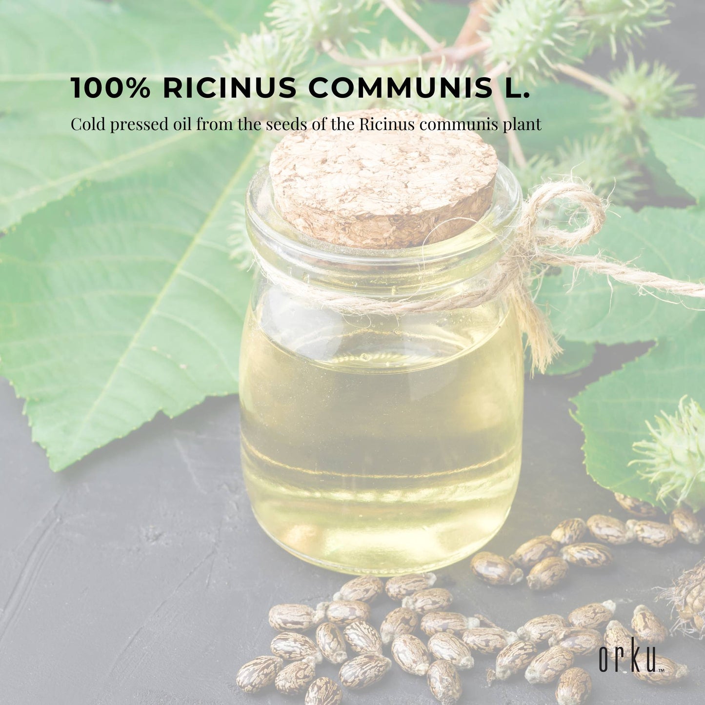 Orku Castor Oil - Hexane Free Cold Pressed