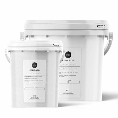 Orku Citric Acid Powder Tubs - Food Grade Non GMO Anhydrous Preservative E330
