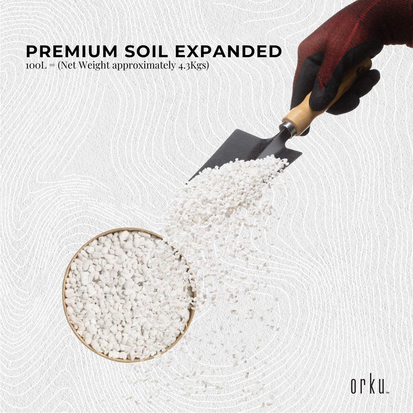 Orku Coarse Perlite Soil Additive for Drainage and Aeration - Growing Medium