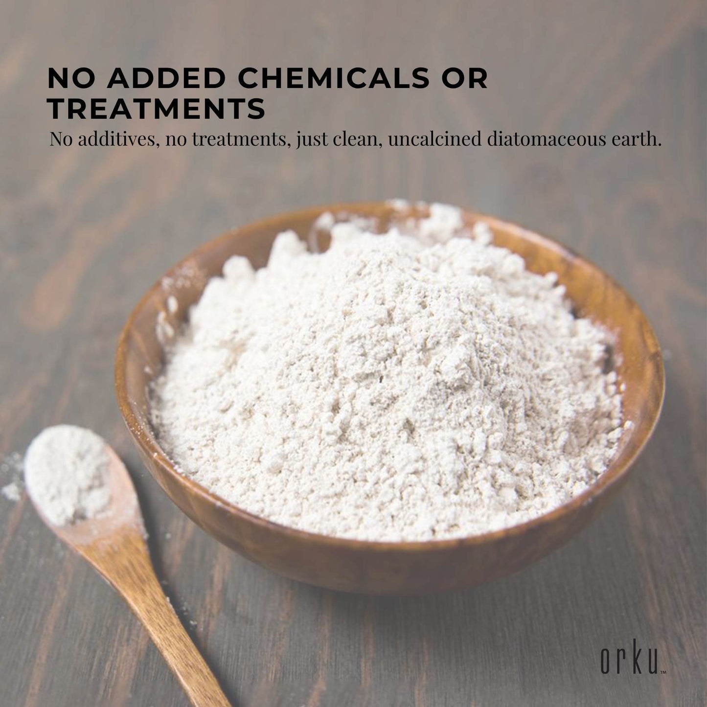 Orku Fossil Shell Flour - Livestock Garden Pet Diatomaceous Earth Bulk