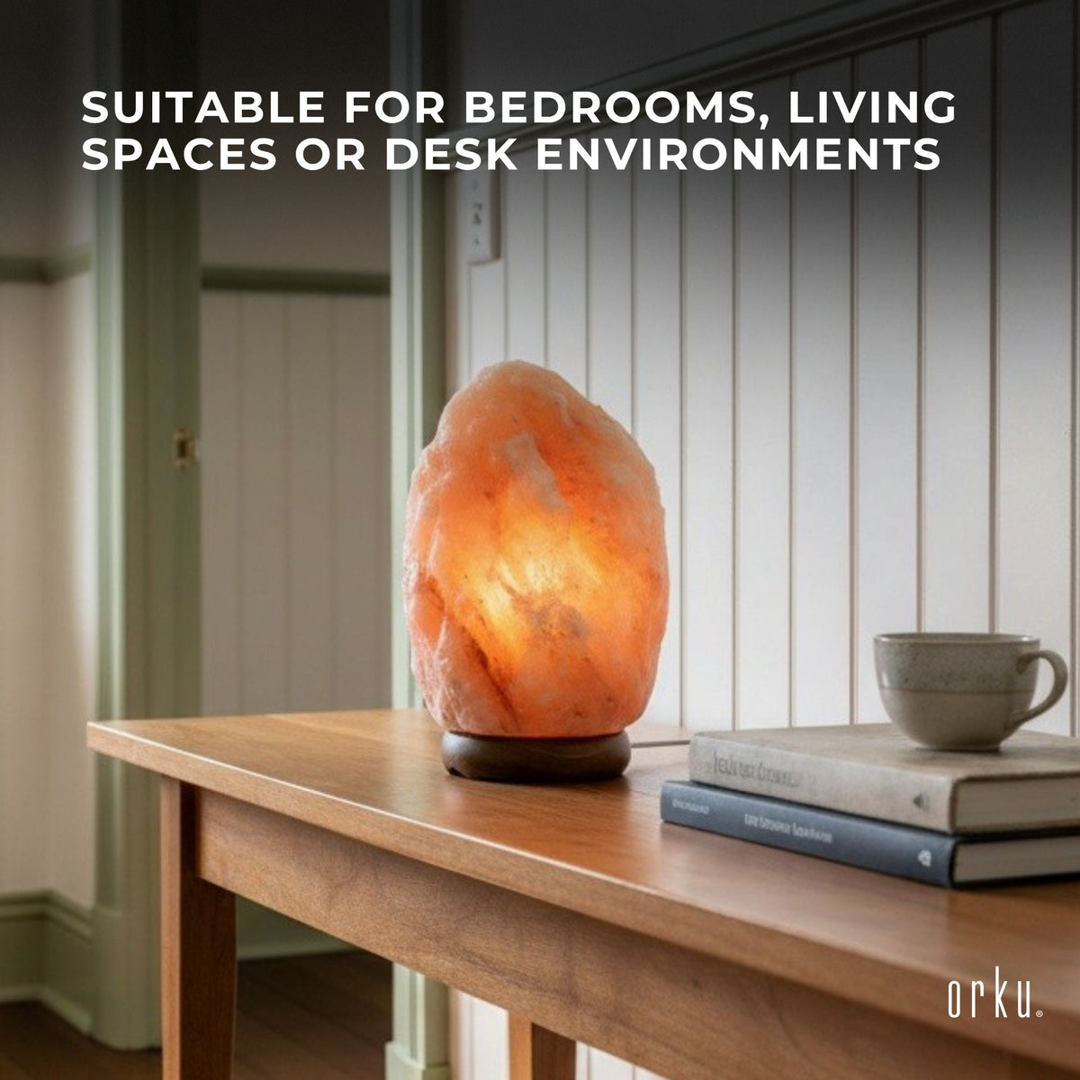 Orku 5Kgs Himalayan Pink Salt Lamp - X-Large Natural Rock Night Light