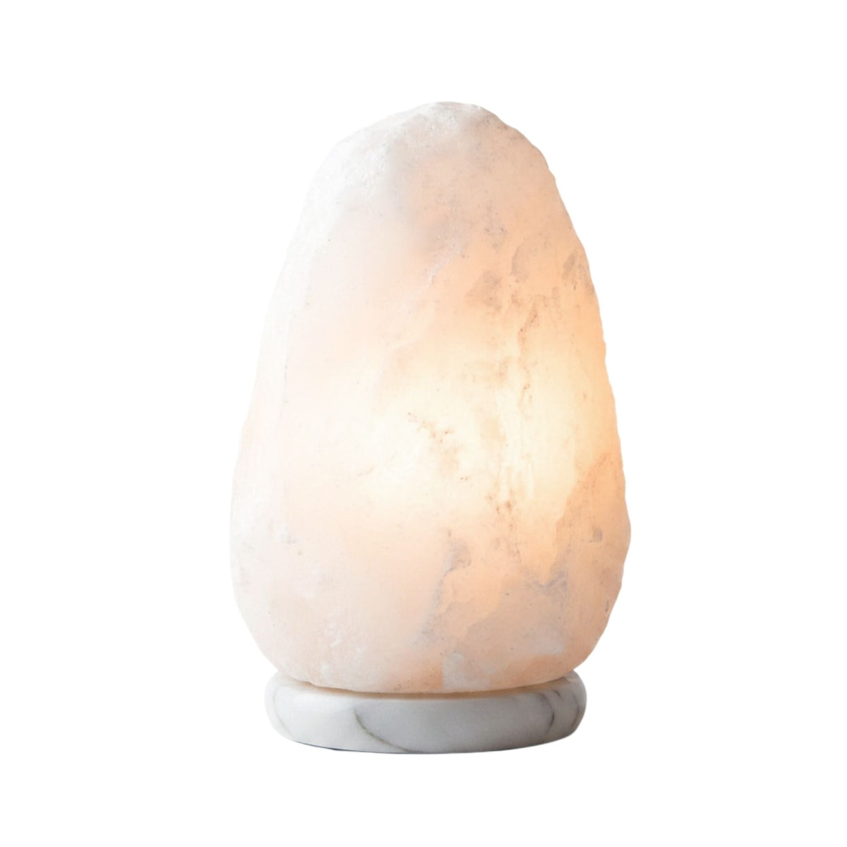 Orku 3-5Kg Himalayan White Salt Lamp - Natural Rock Shape Night Light