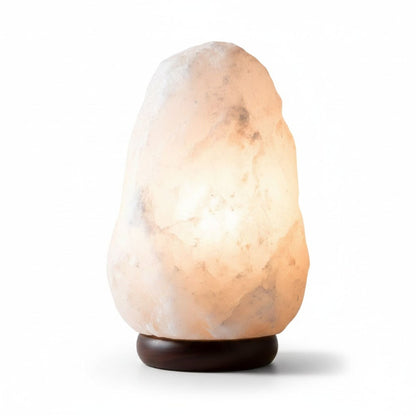 Orku 1-2Kg Himalayan White Salt Lamp - Natural Rock Shape Night Light