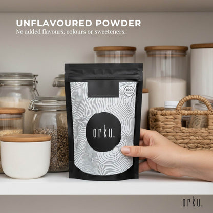 Orku Magnesium Bisglycinate Powder Unflavoured Chelated Biglycinate