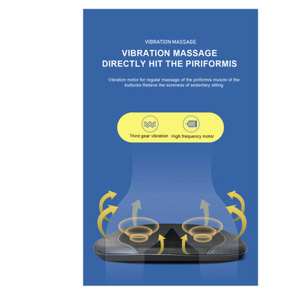 Orku Massager Cushion - Chair Seat Kneading Shiatsu Heat Massage Portable Car