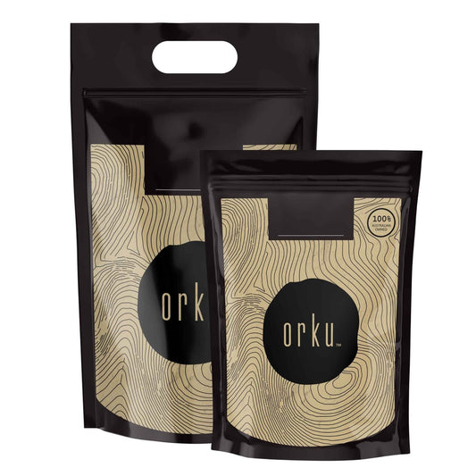 Orku Organic Amla Powder - Indian Gooseberry Amalaki Fruit Powder Bags
